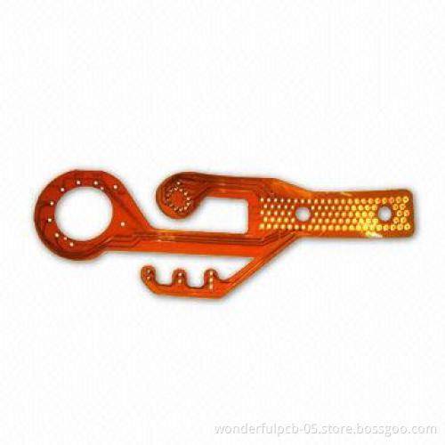 Double Side Flex PCB with Polymide 0.4mm Material 1oz Copper Immersion Finish for Housing